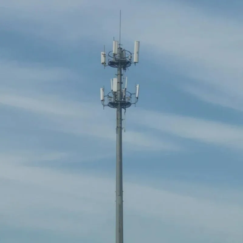 High Steel Pipe Telecom Tower